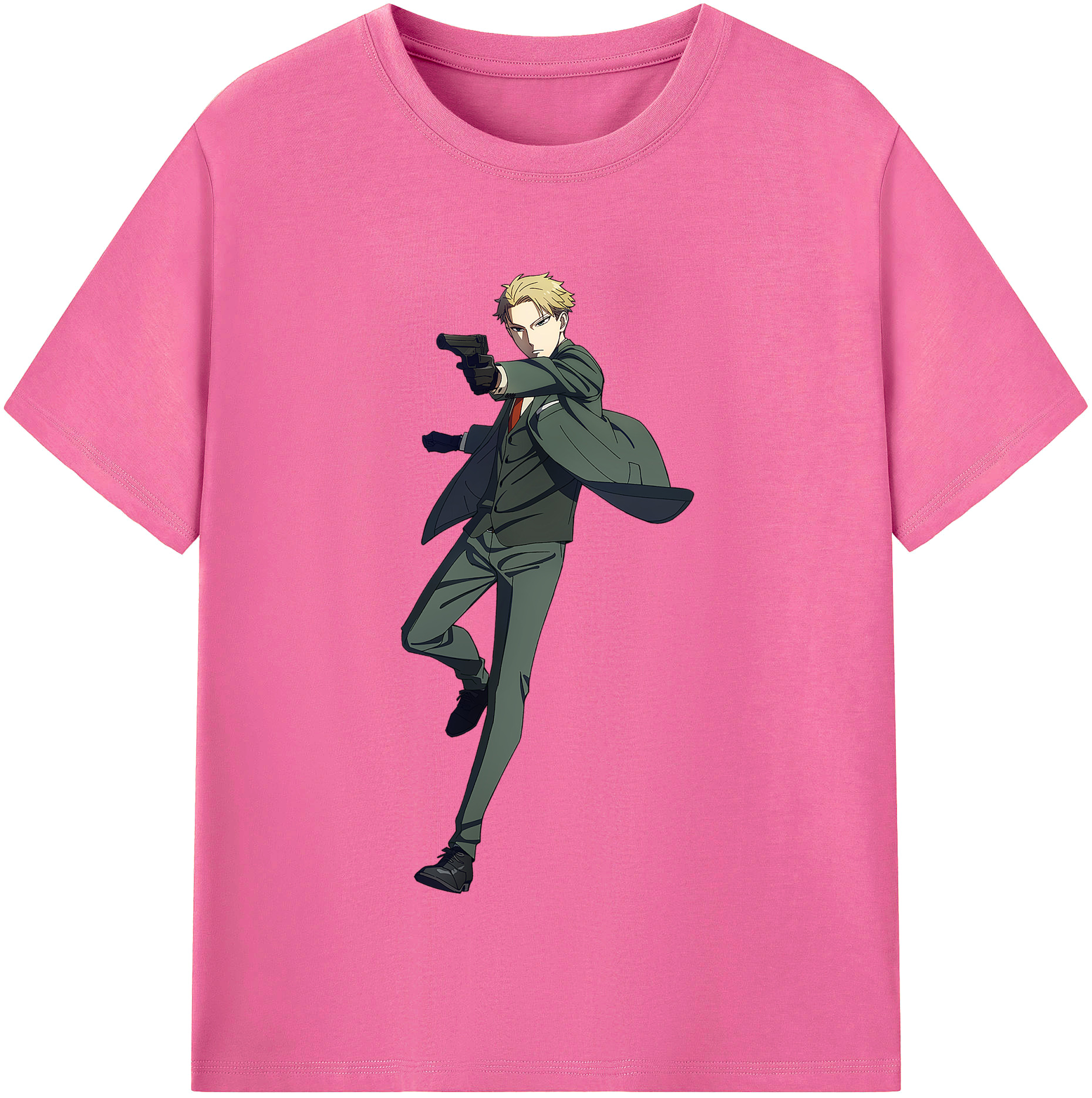 （画像用） SPY×FAMILY间谍家家酒 レディースカジュアルプリントTシャツ（綿100％）